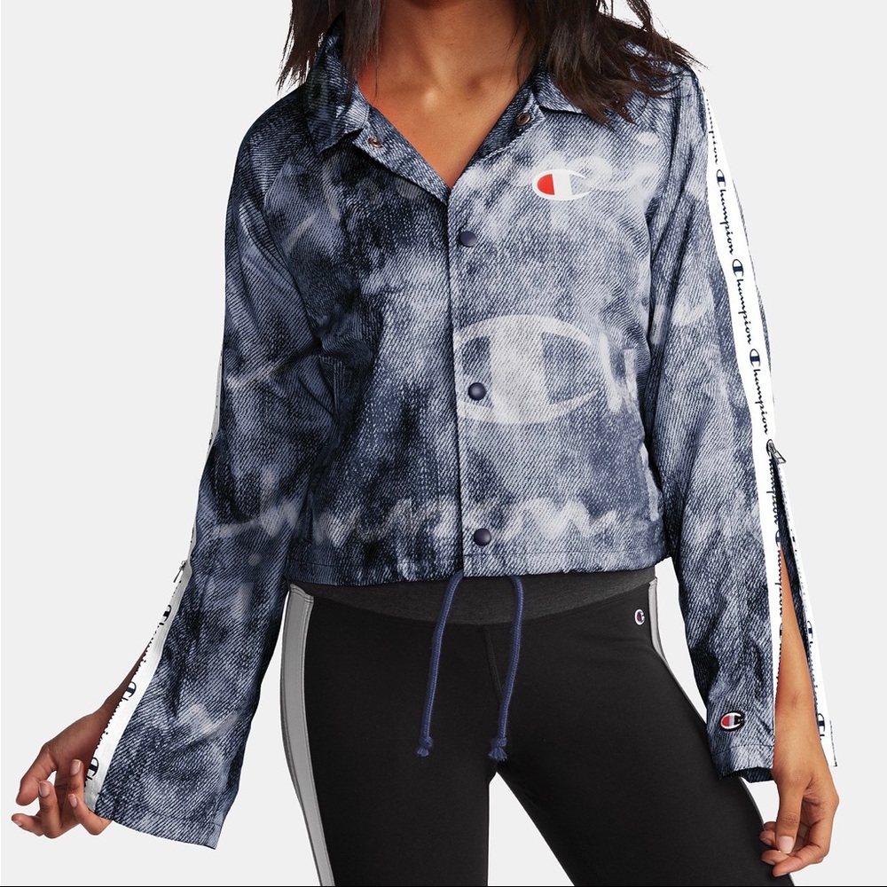 Champion arm zipper coach windbreaker